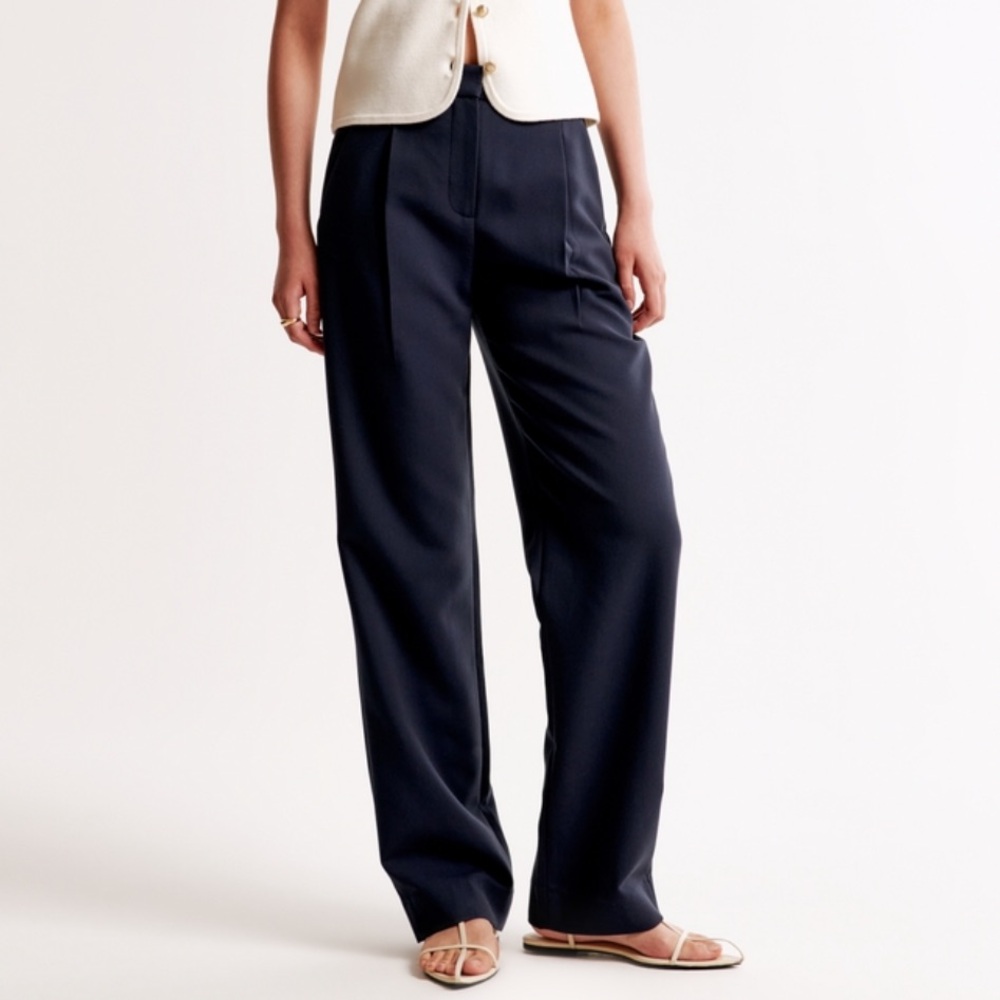Abercrombie Quinn Tailored Straight Pants